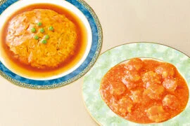 織田調理師専門学校 蟹玉＆海老のチリソース